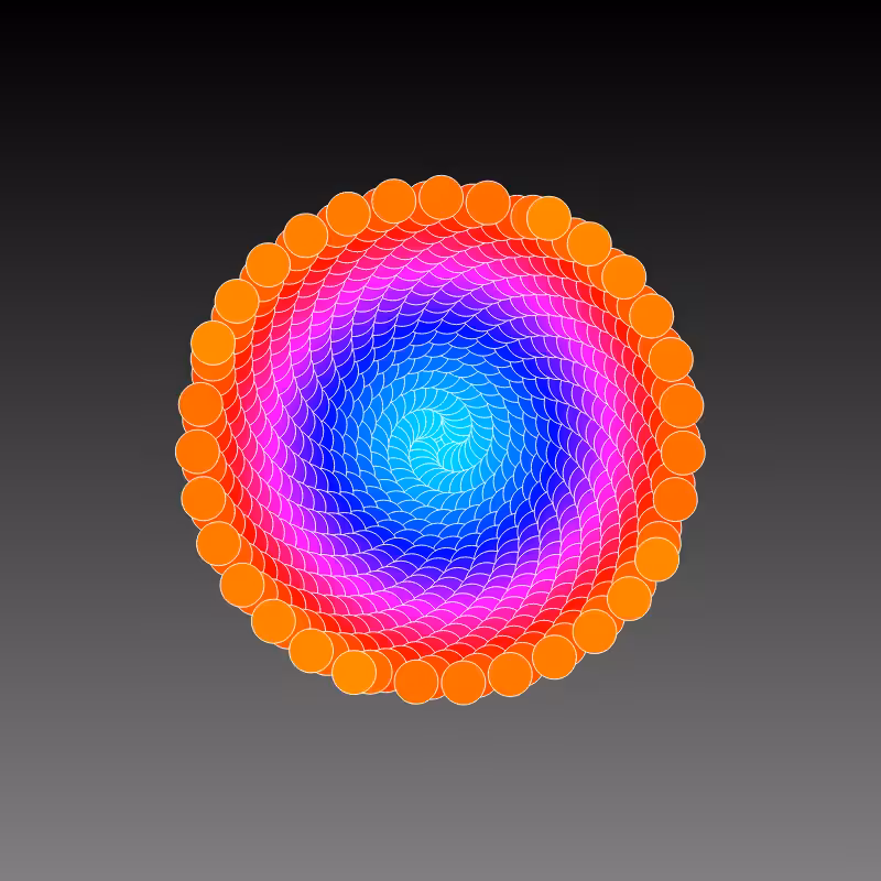 RAINBOW FLOWERS #10