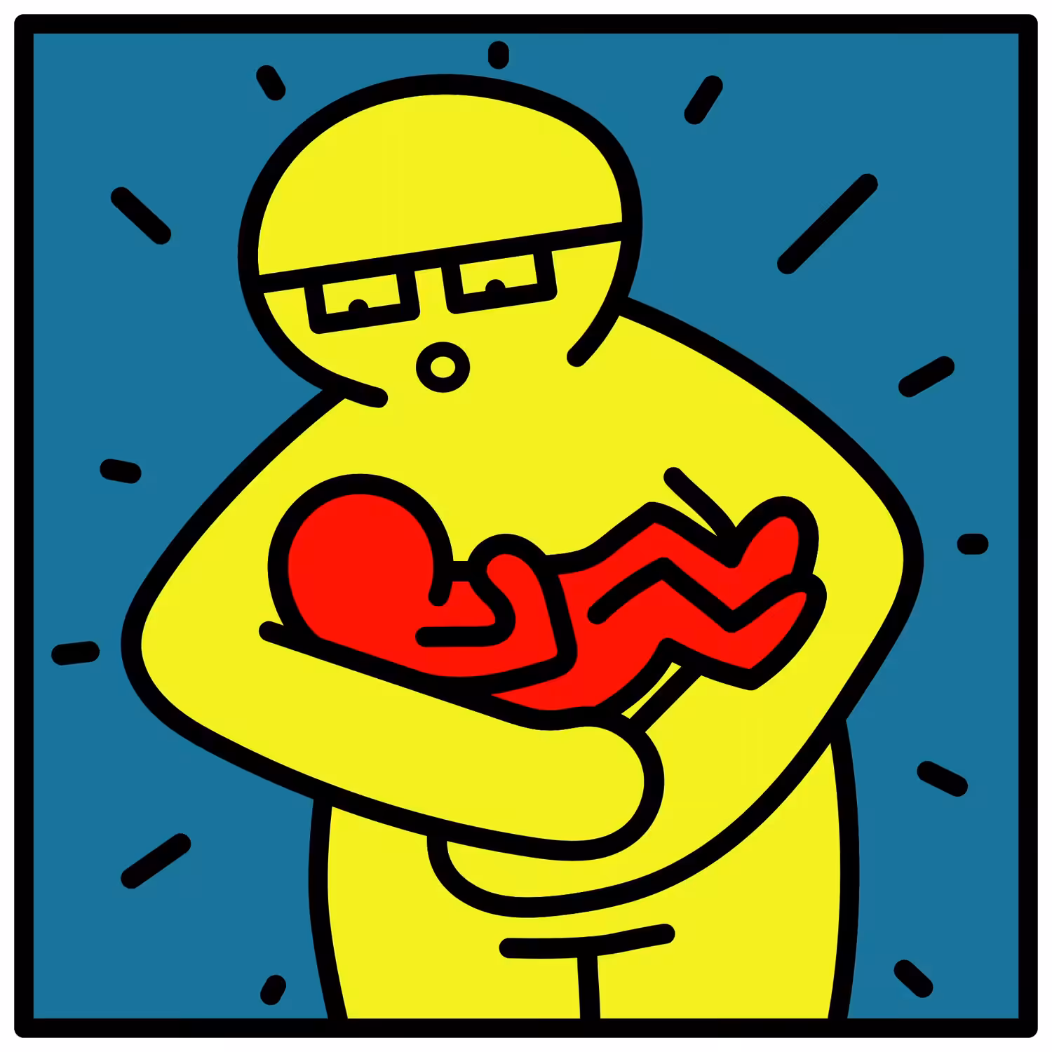 Beeple as a mother carrying NFT community