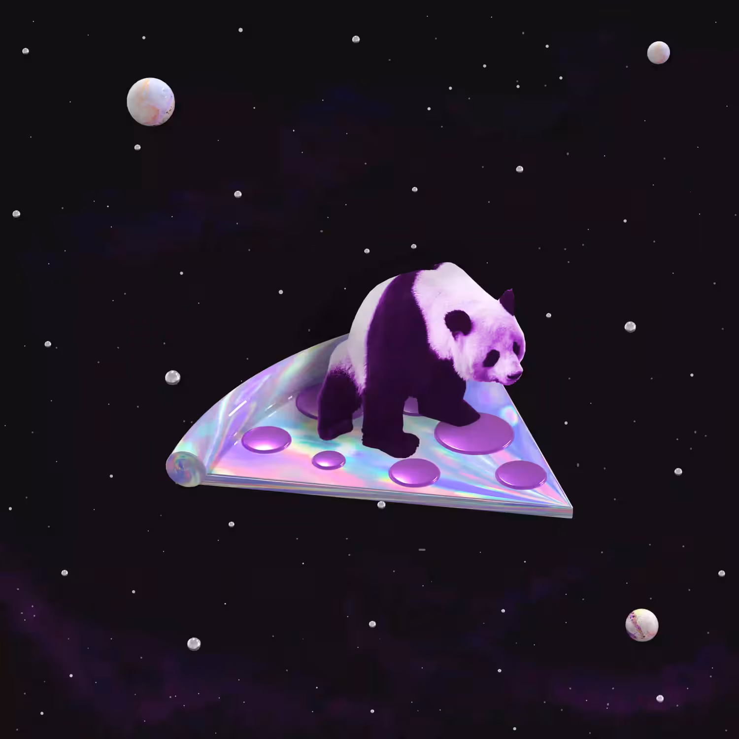 Panda + Pizza + Stars