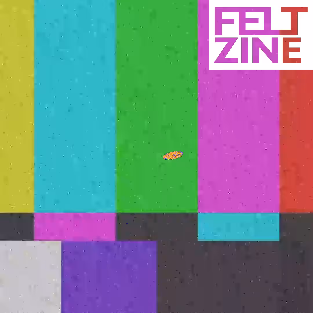 Canvas by Felt Zine: Canvas #402: censorship. — vr. — flowers. — white box logo. — bleep