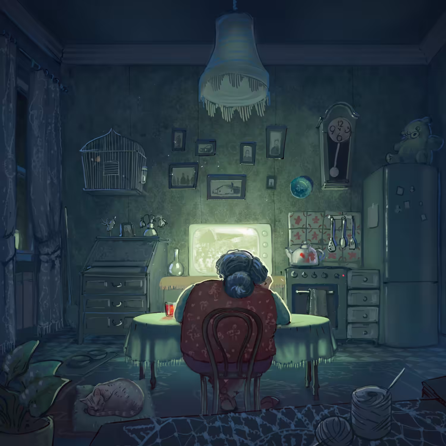 Late night. CryptoGrandma #1