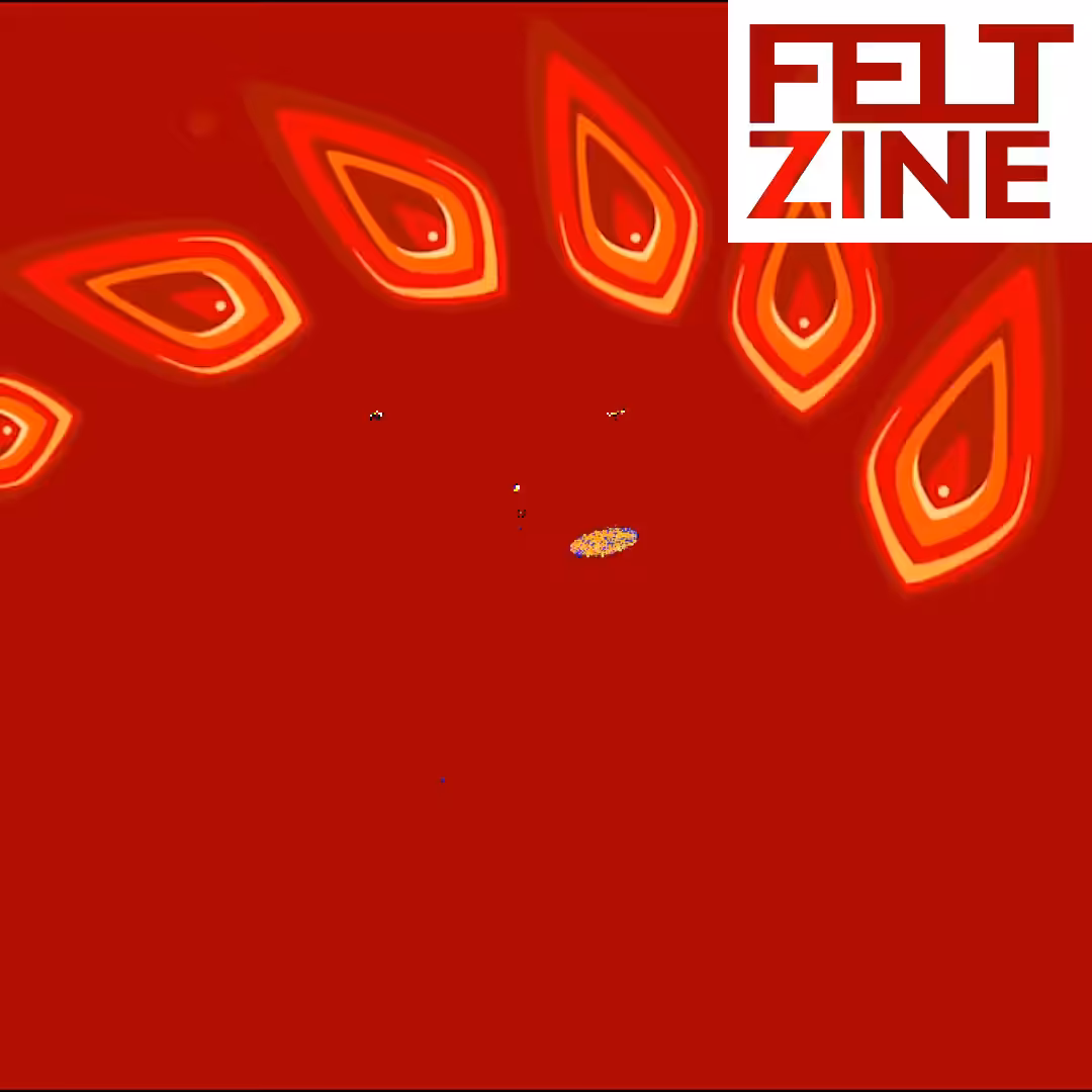Canvas by Felt Zine: Canvas #161: upgrade. — error. — flowers. — white box logo. — power on