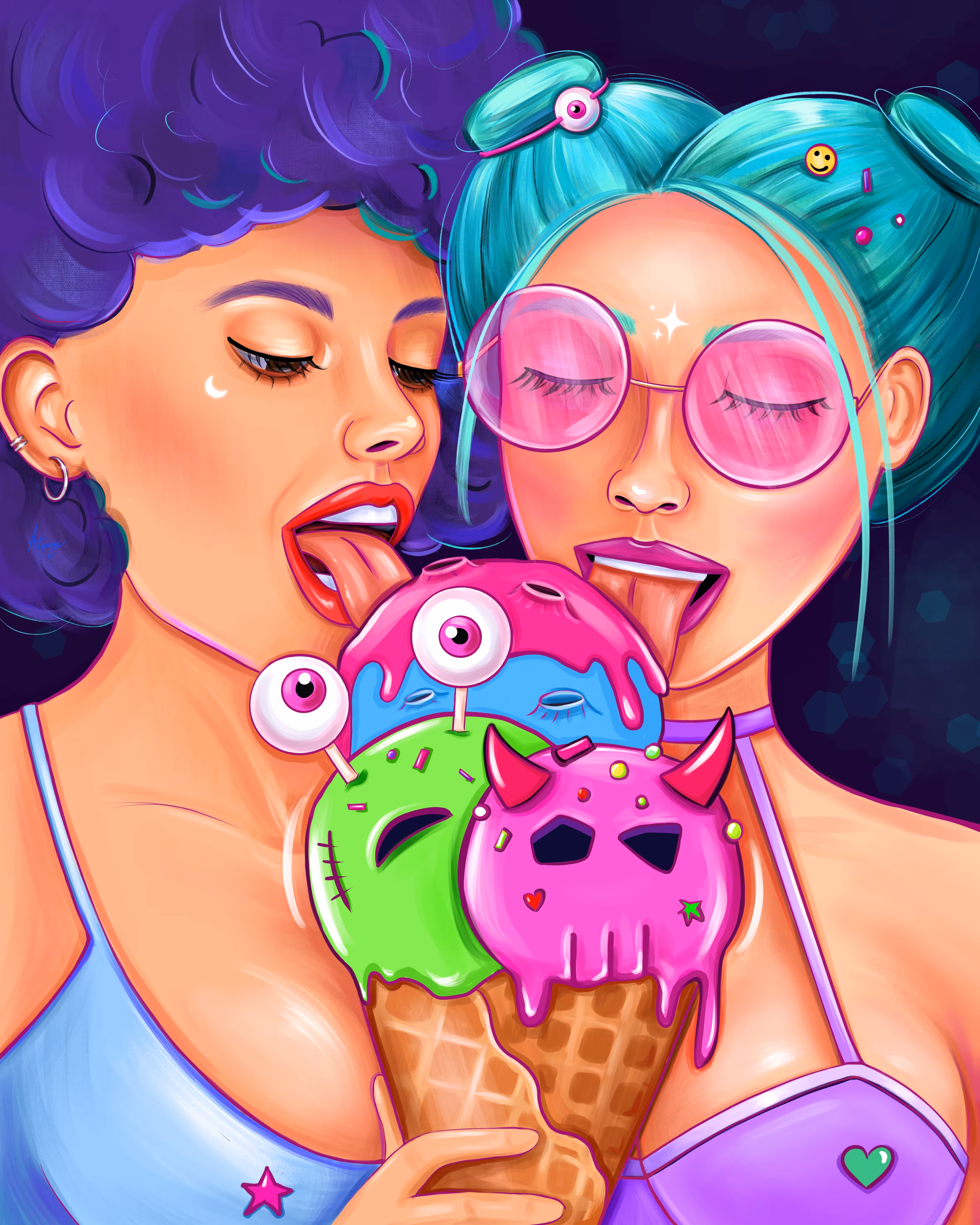 Unusual ice cream