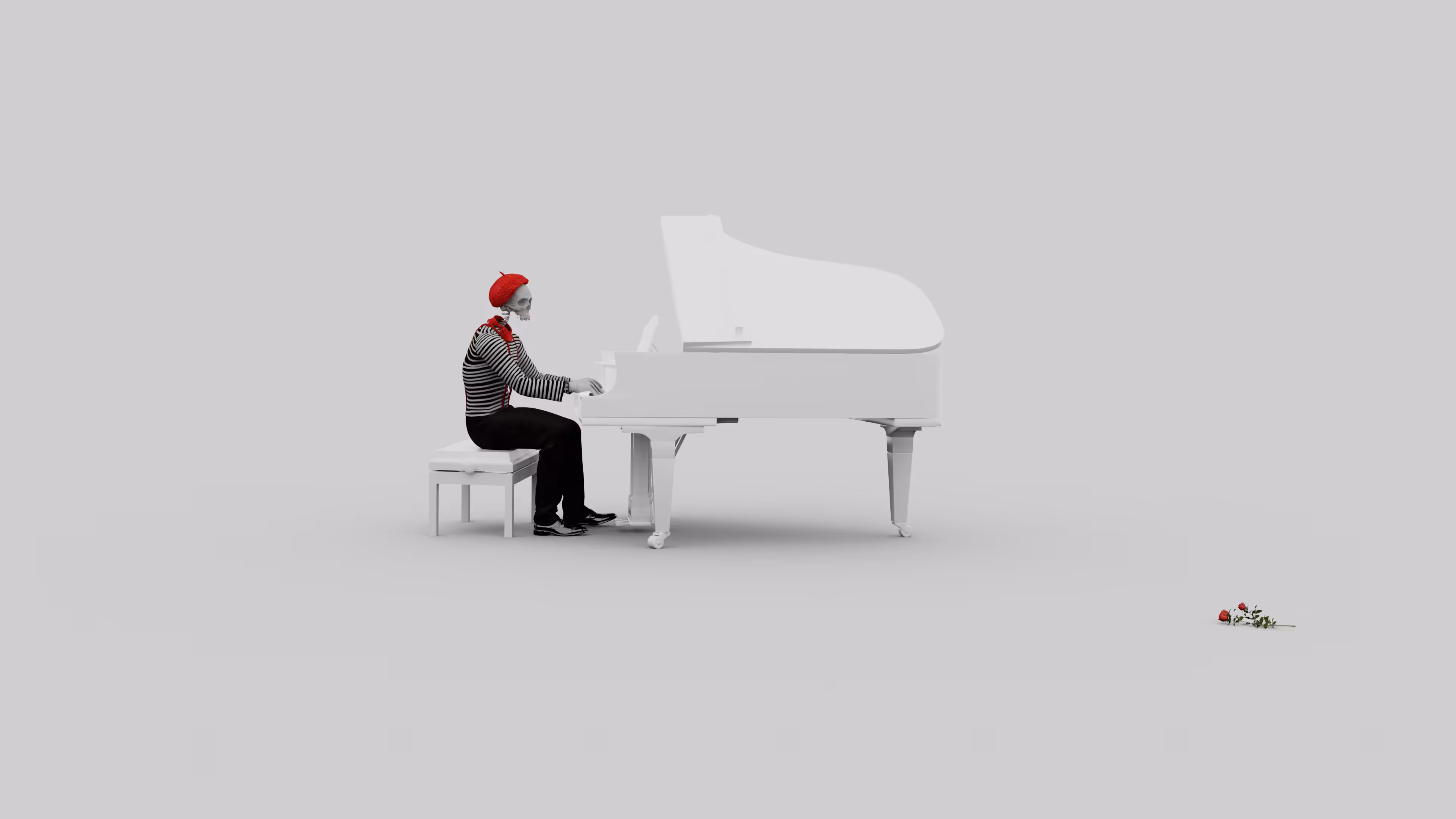 There is no piano