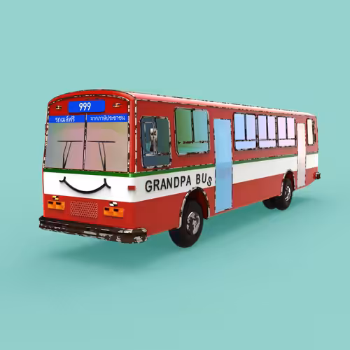 Small Toy#14 Granpa Bus