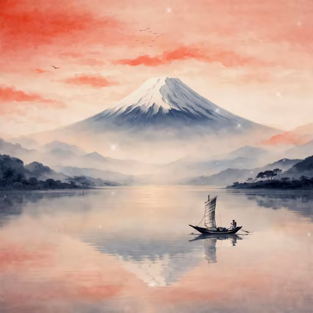 Simple Fuji Art: Beyond Reflection