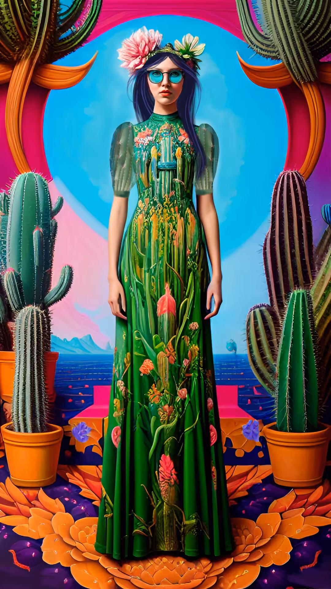 Saguaro Serenade Dress