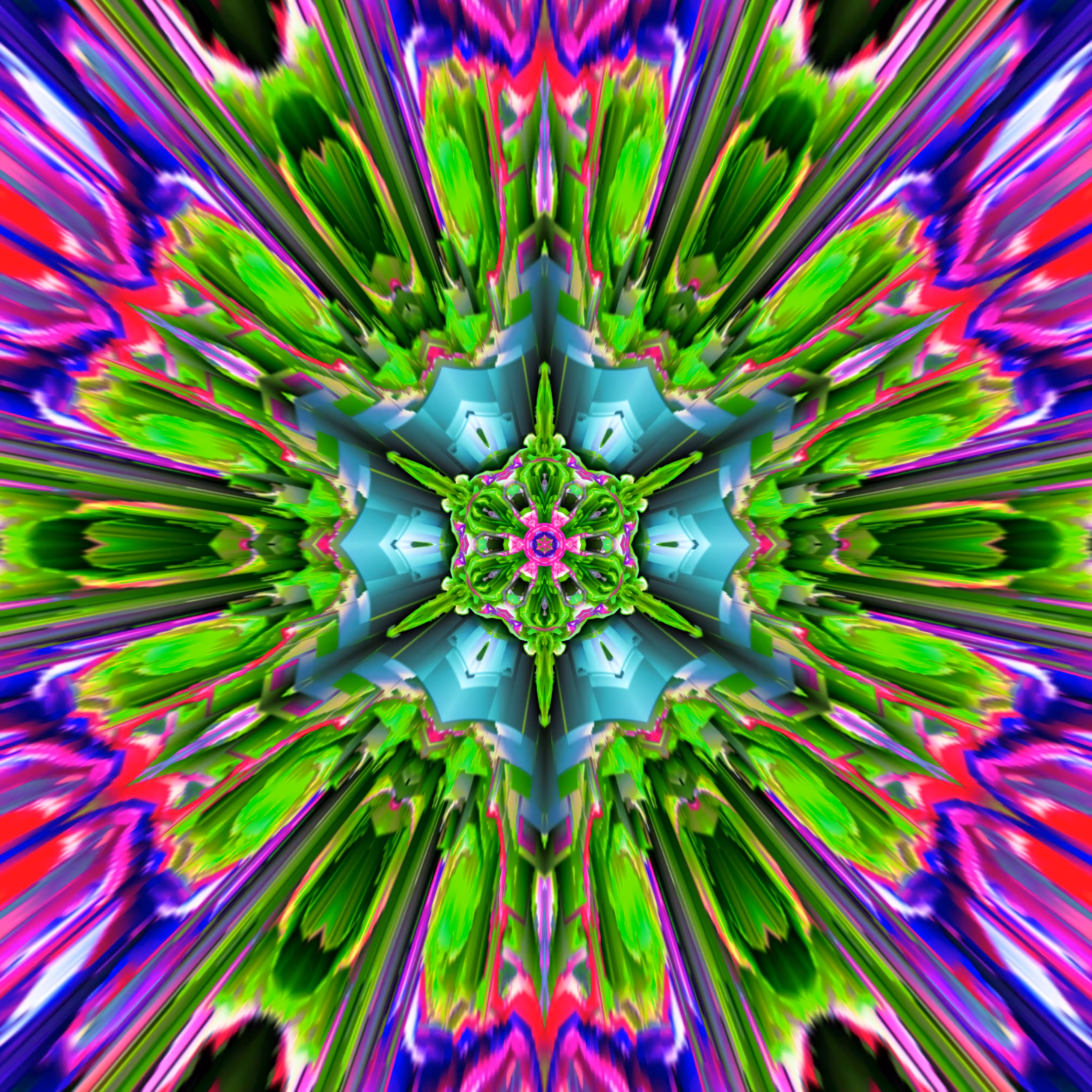 Green and Purple