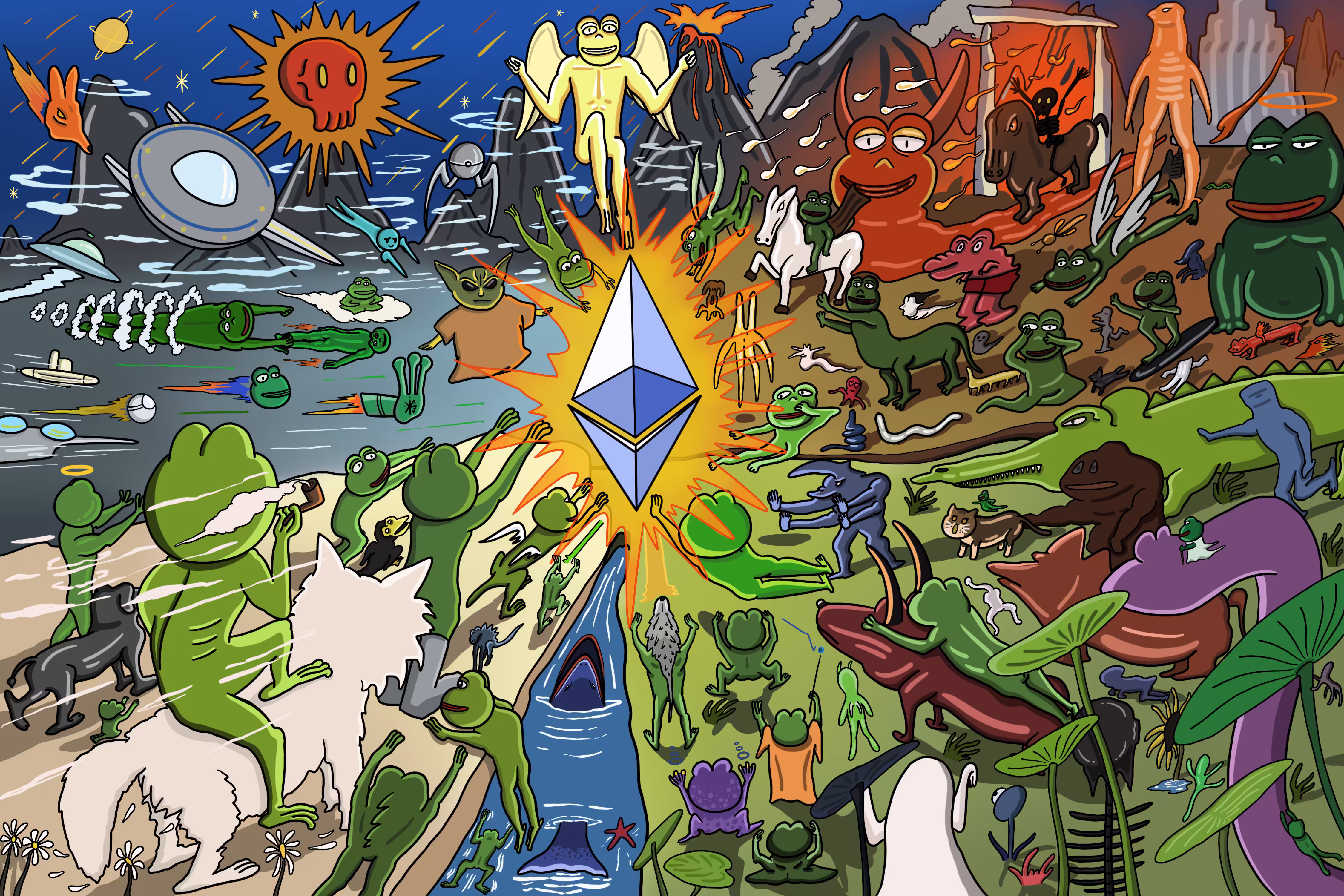 Pepe's War  Ethereum
