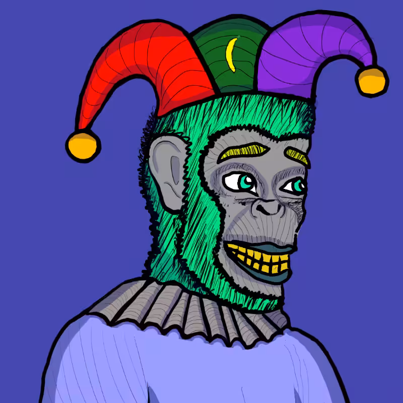 Clown Ape Club Tezos Ultra Superior-CACTUS #38