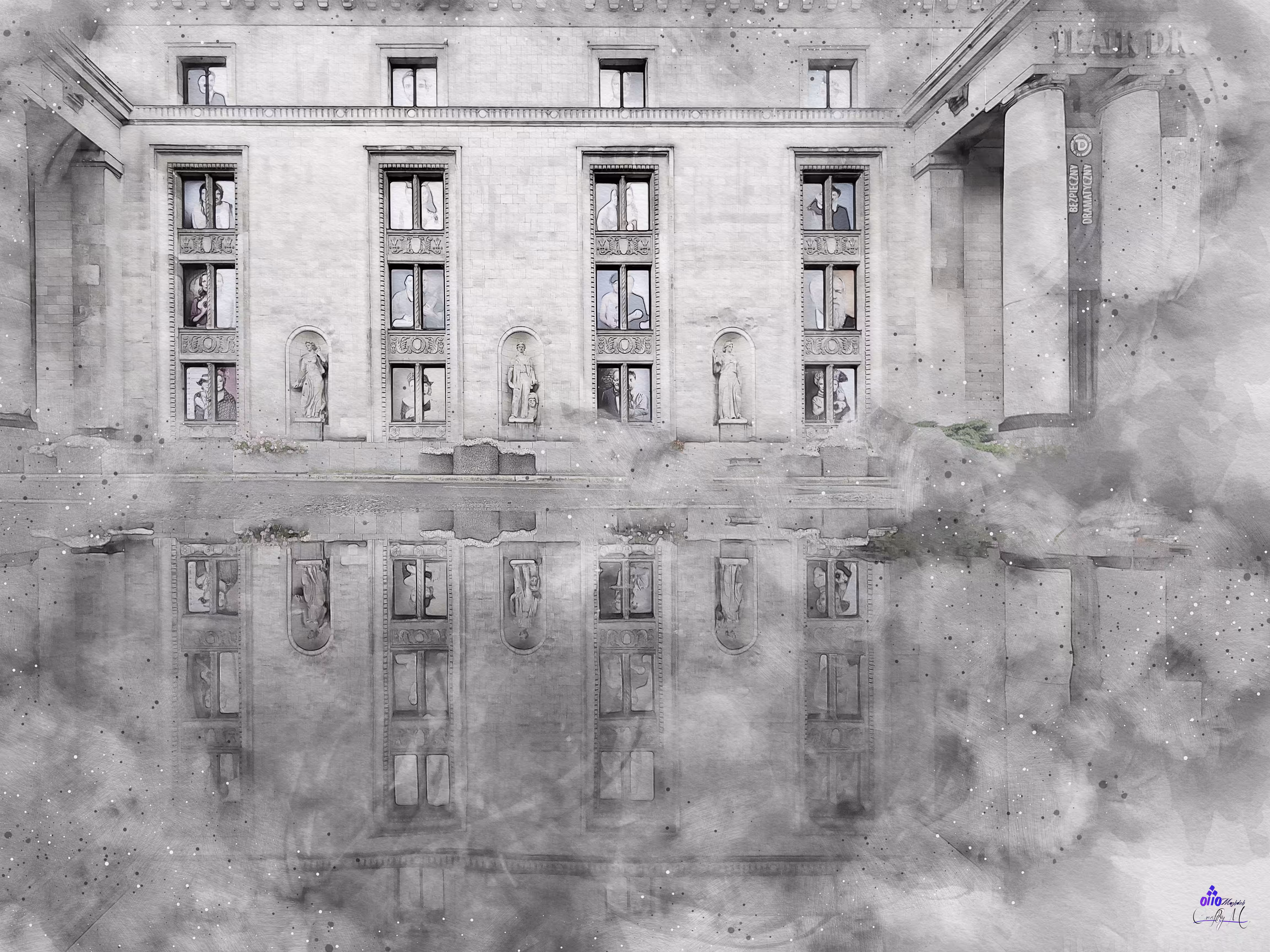 Rainy Warsaw