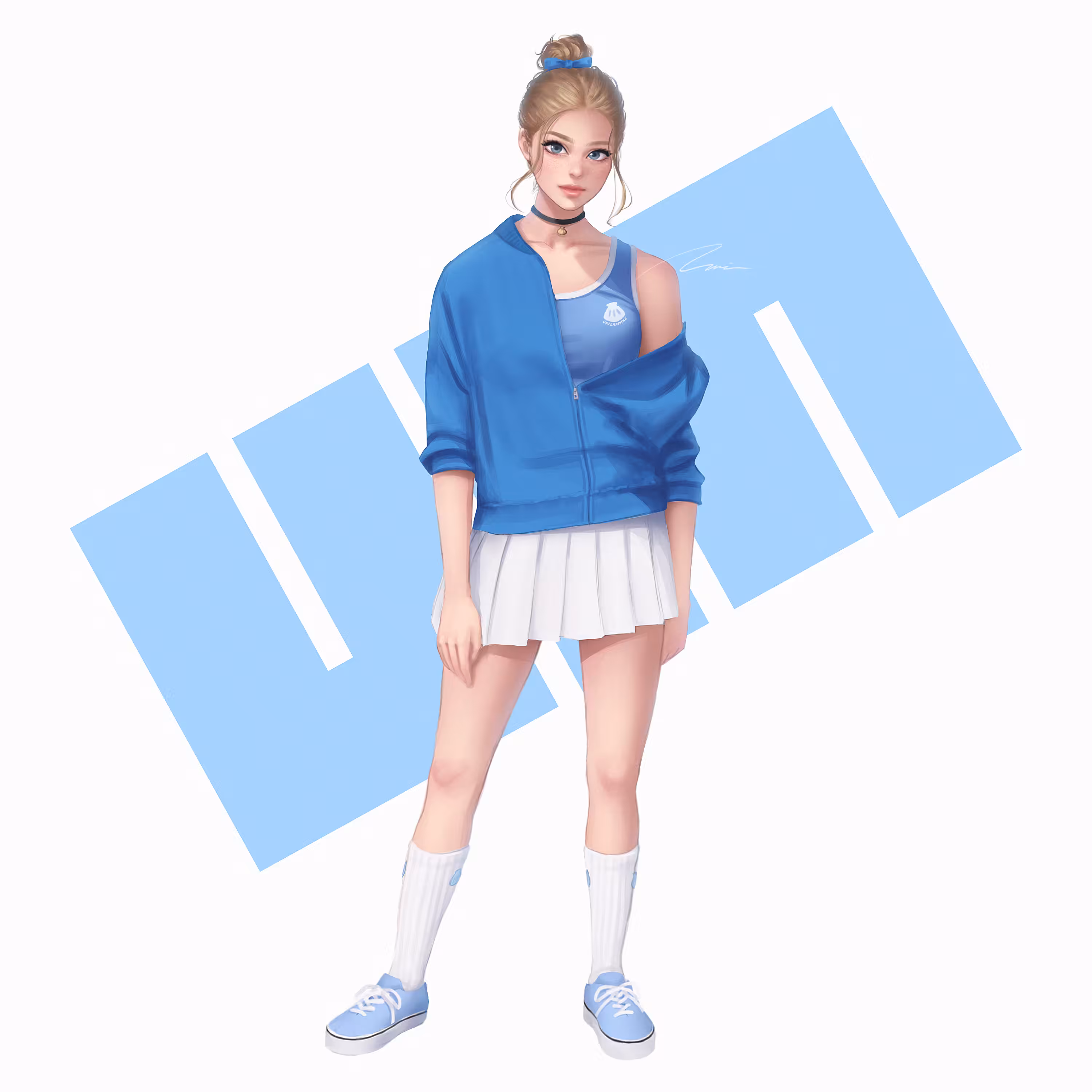 OOTD: BLUE