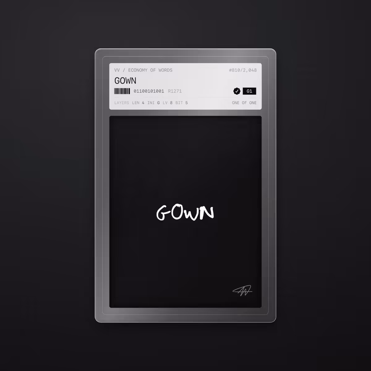 GOWN · #810