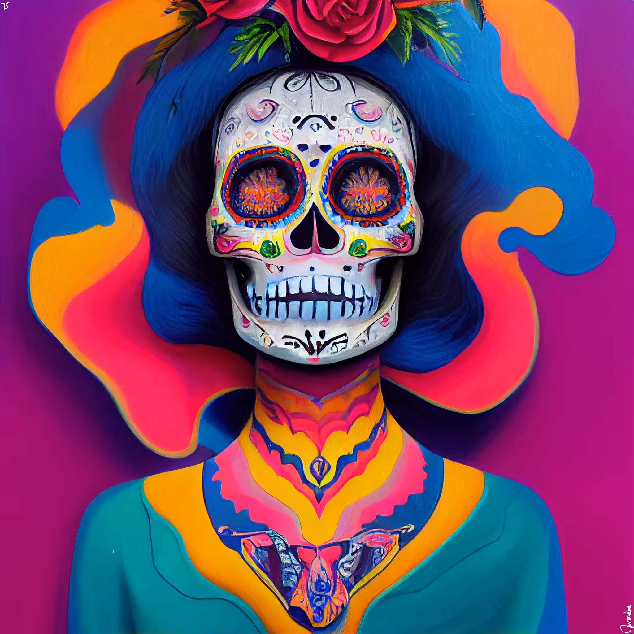 sugar skull #75
