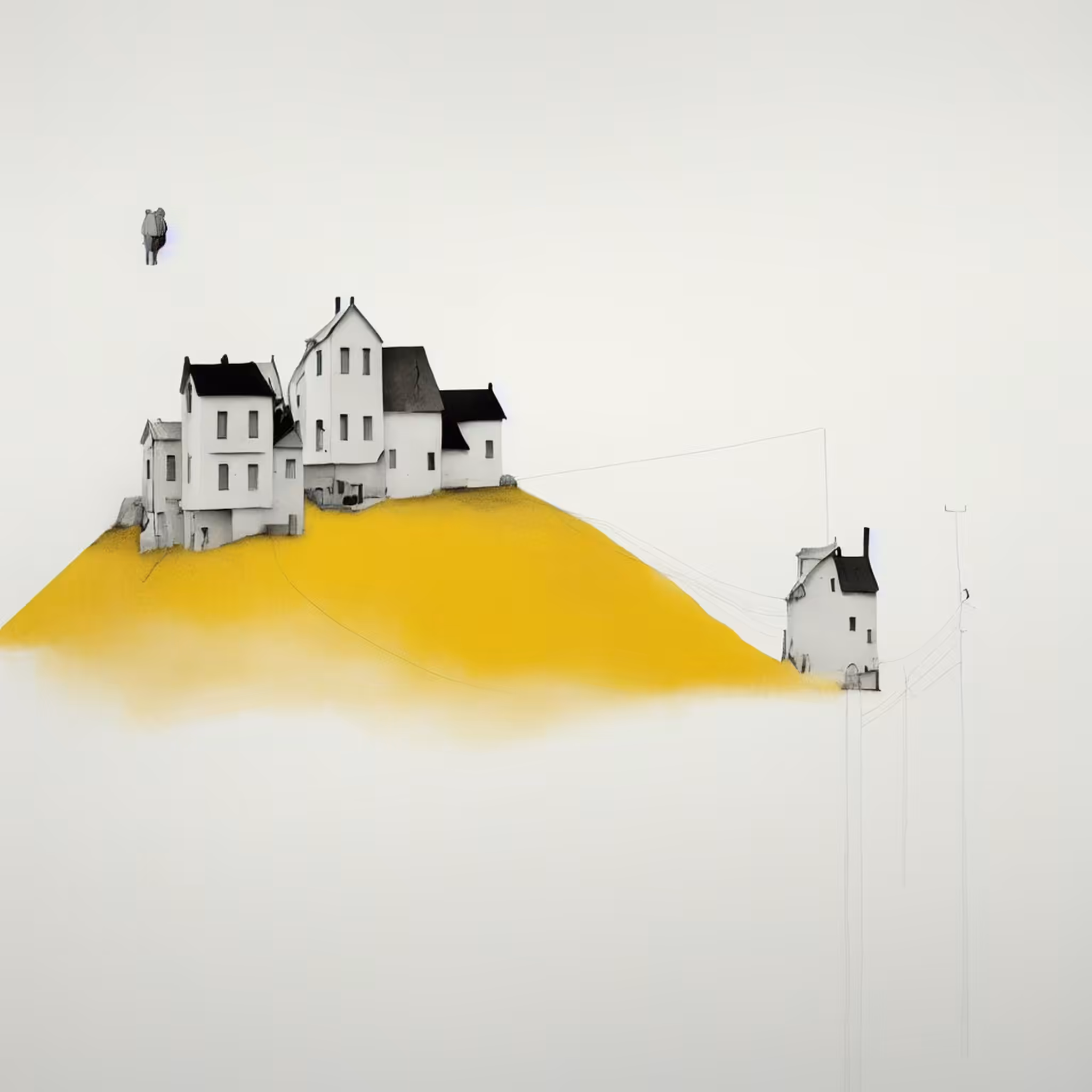 Yellow Trees and Houses - 1 #2