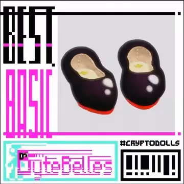 BestBasic - set 01 - black vinyl high heels
