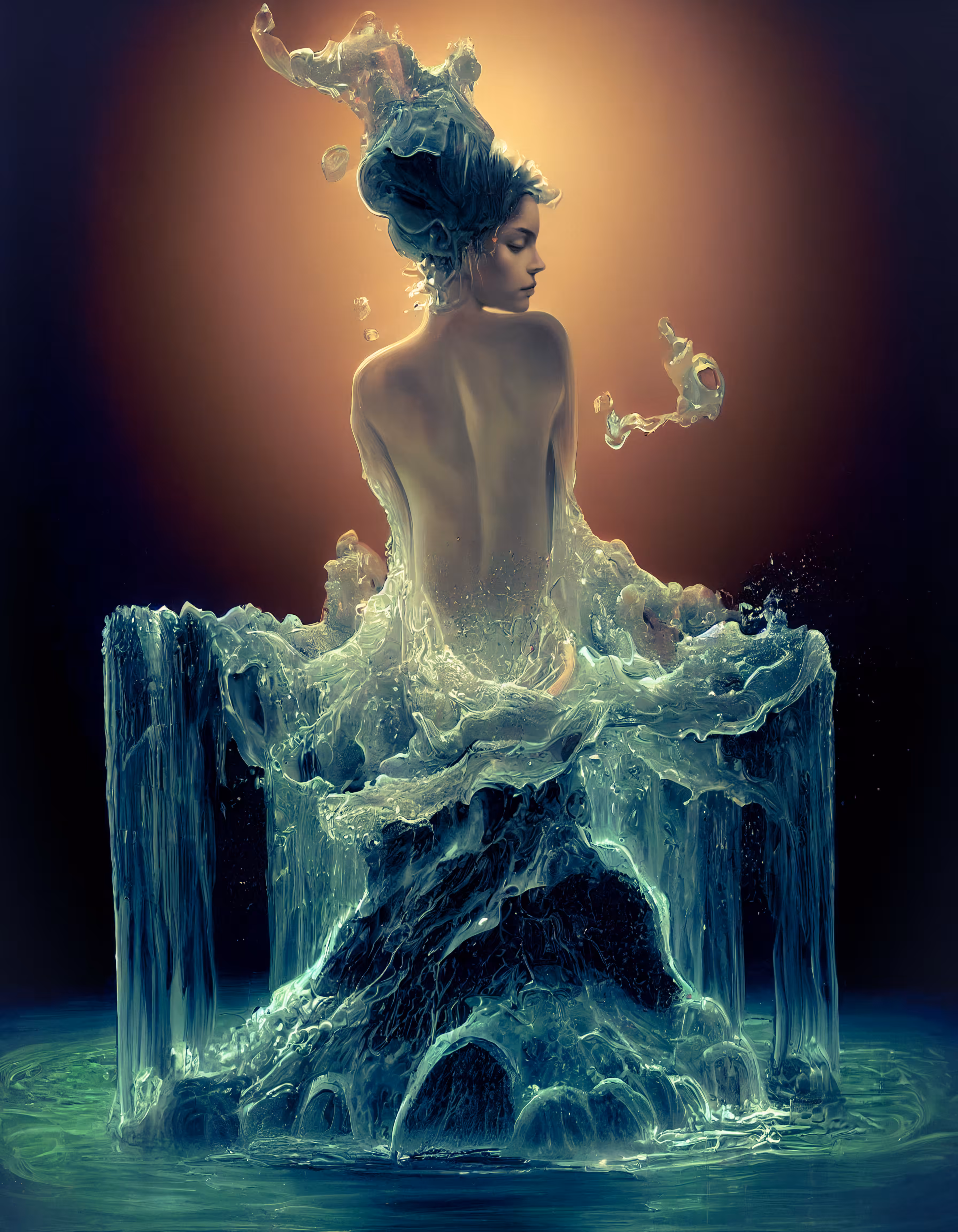 Flowing