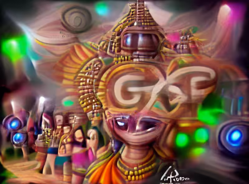 Abraham's First Works: Goa trance party