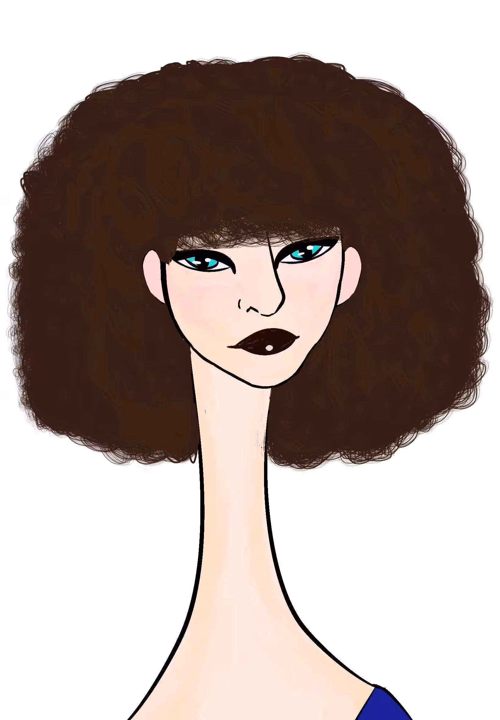 Long Neckie Lady #3194