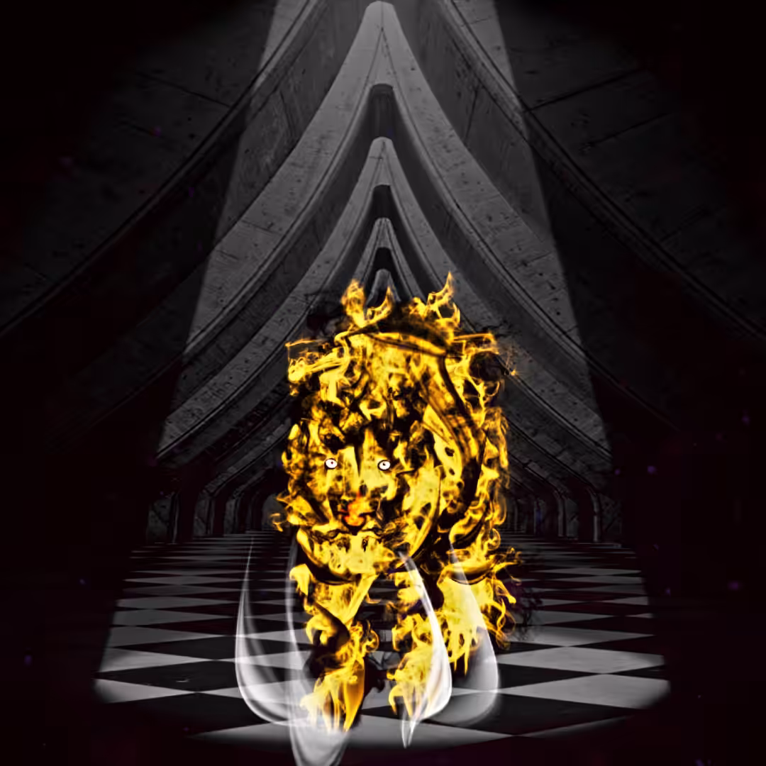 Stalking Flame Tiger