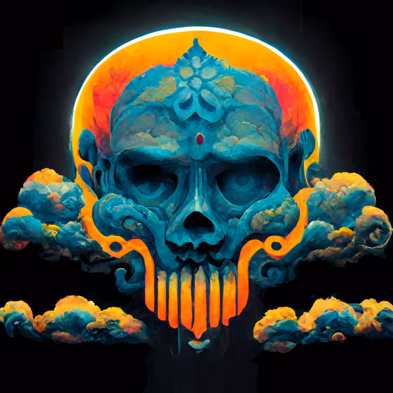 Skull #16 India - Celebrate 75 years of independence