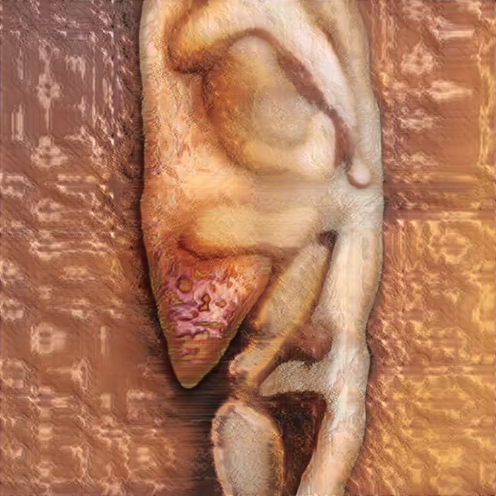 AI Generated Nude Portrait #7 Frame #285