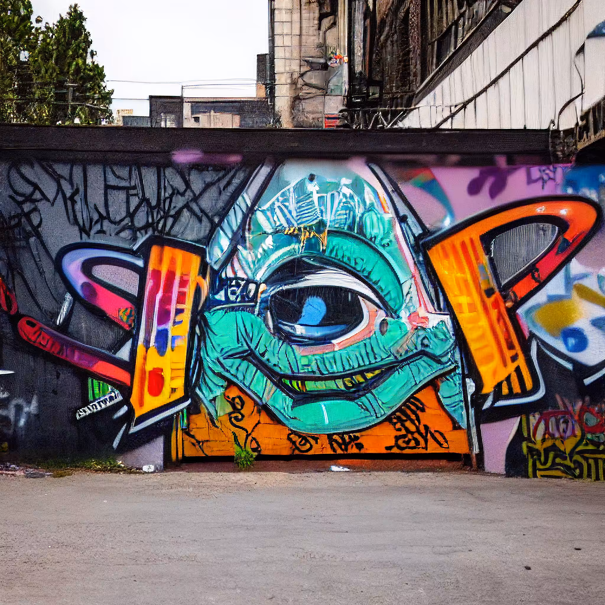 AI Street Art No. 4