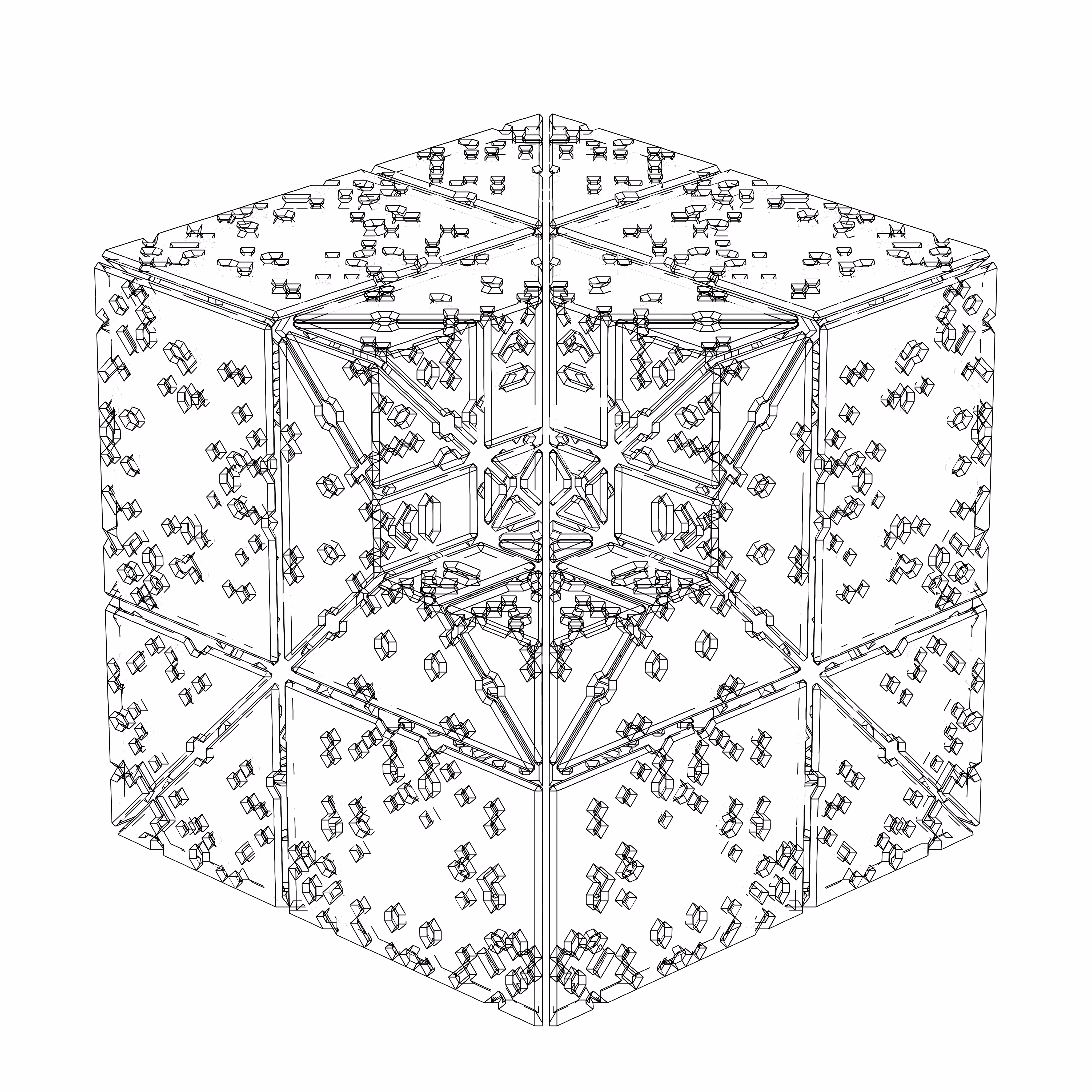LL21 Alien Art Cube #701