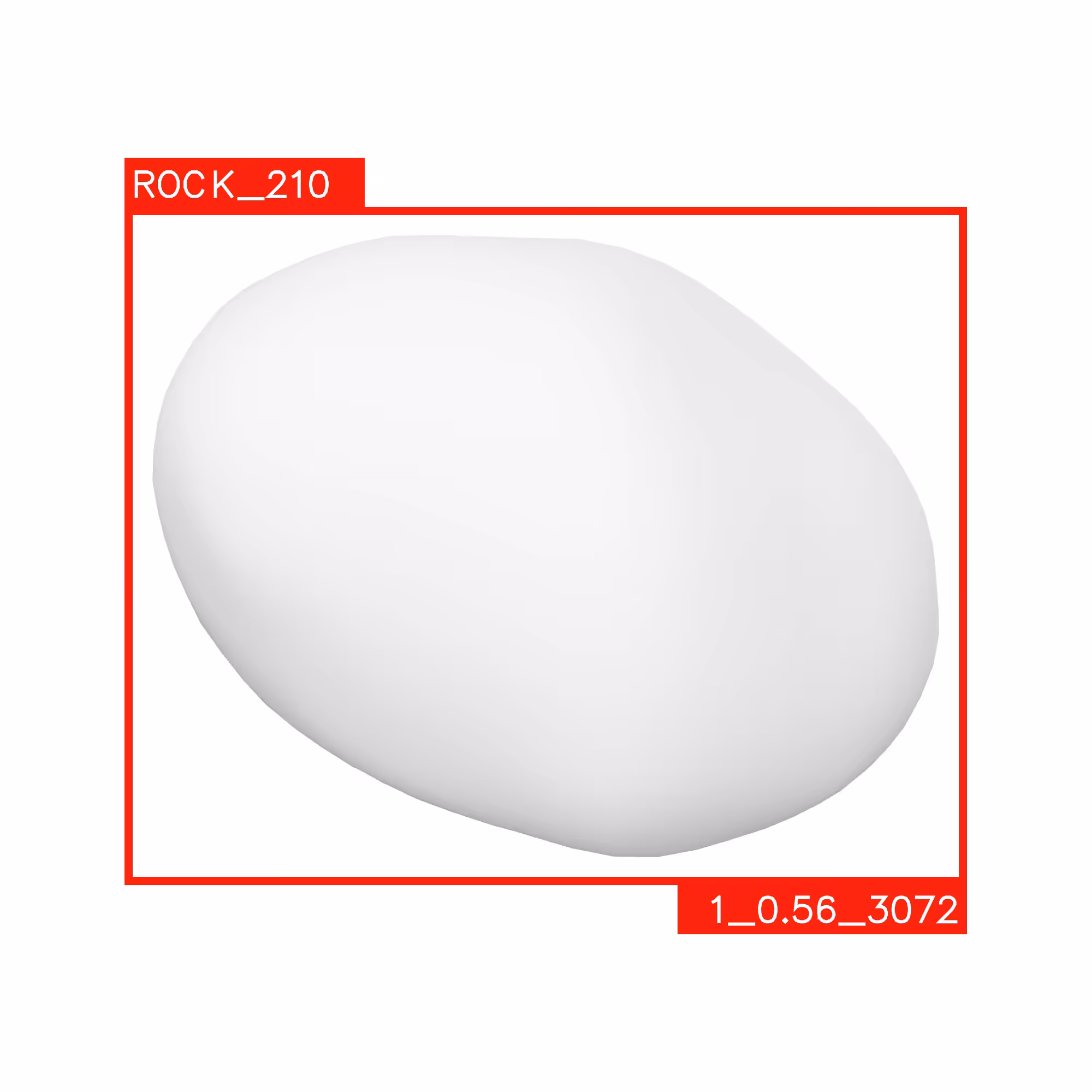 UNSHADED ROCKS: ROCK 210