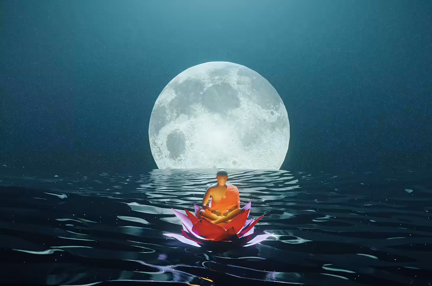 Meditating Mindset Monk