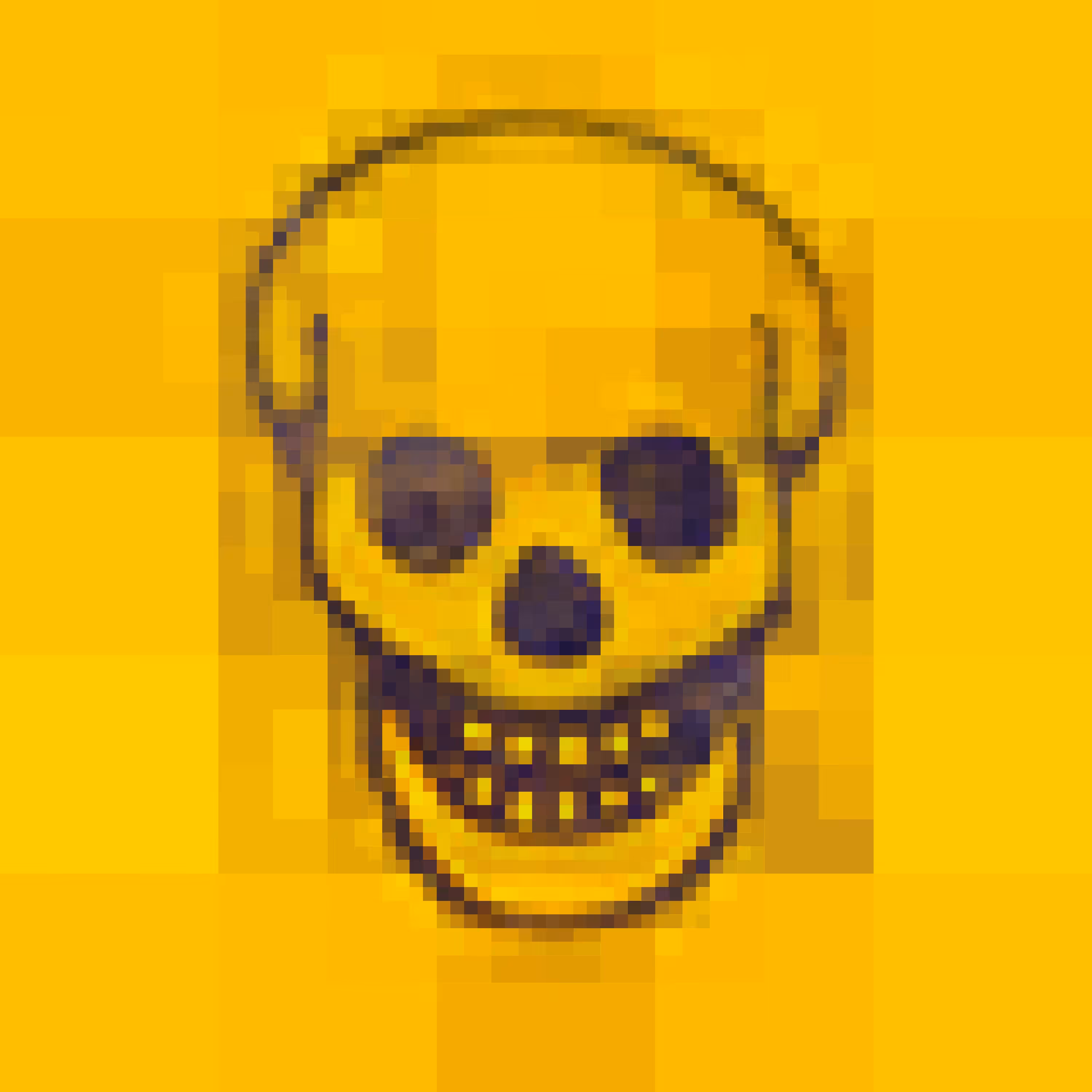 Pixel Skull Vanitas 04