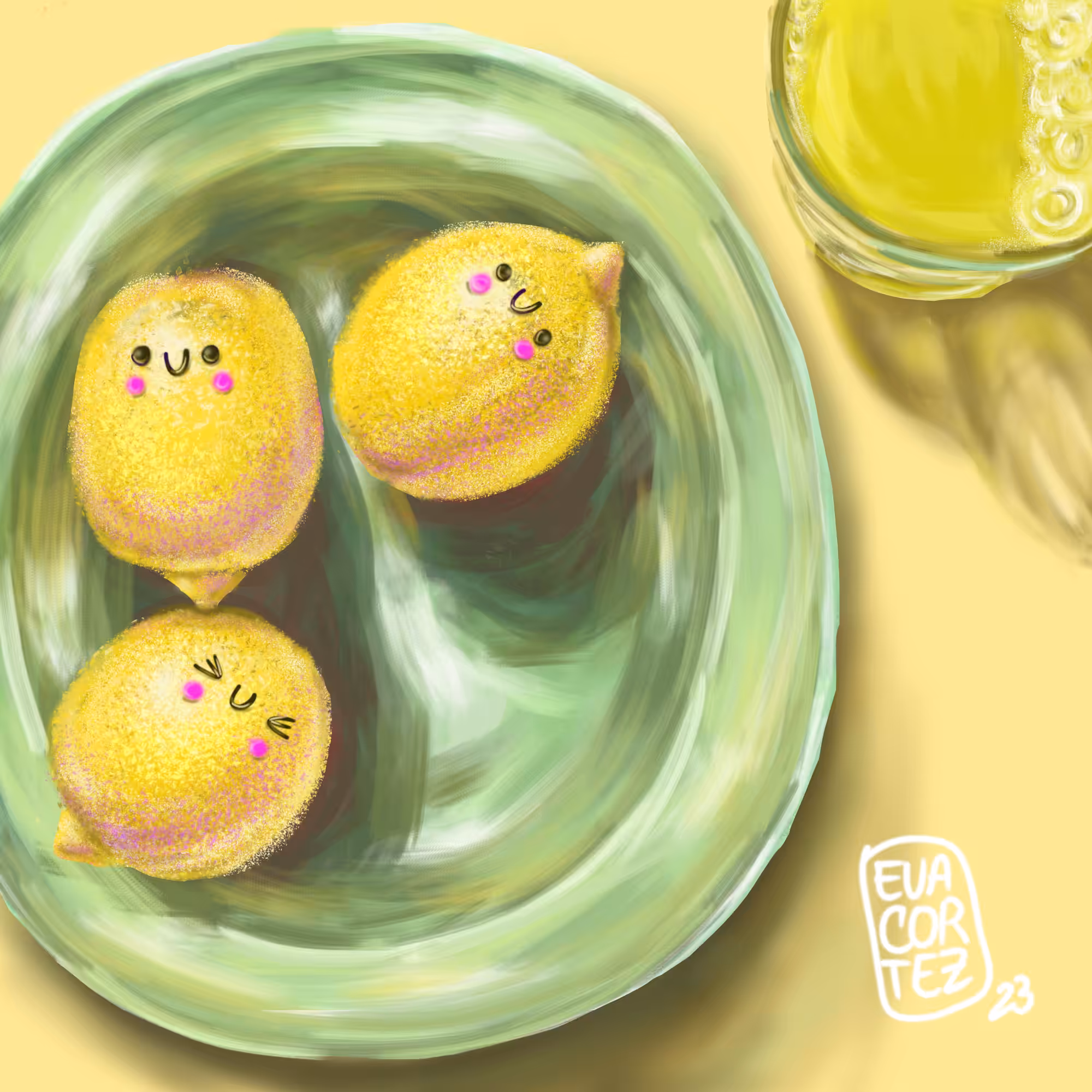 If lemons fall from heaven by Eva Cortez