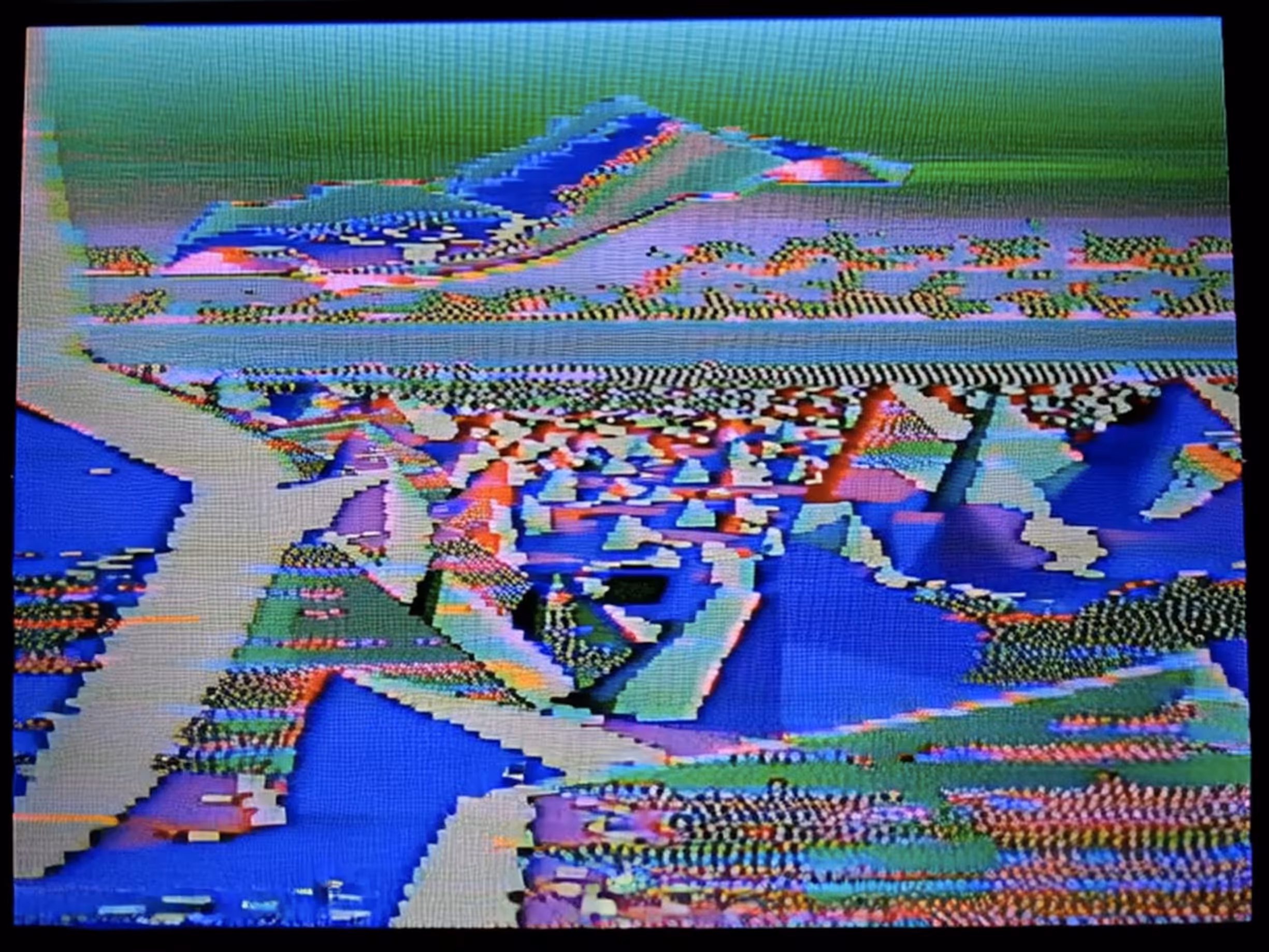 fractal hallucination in pixel parallax
