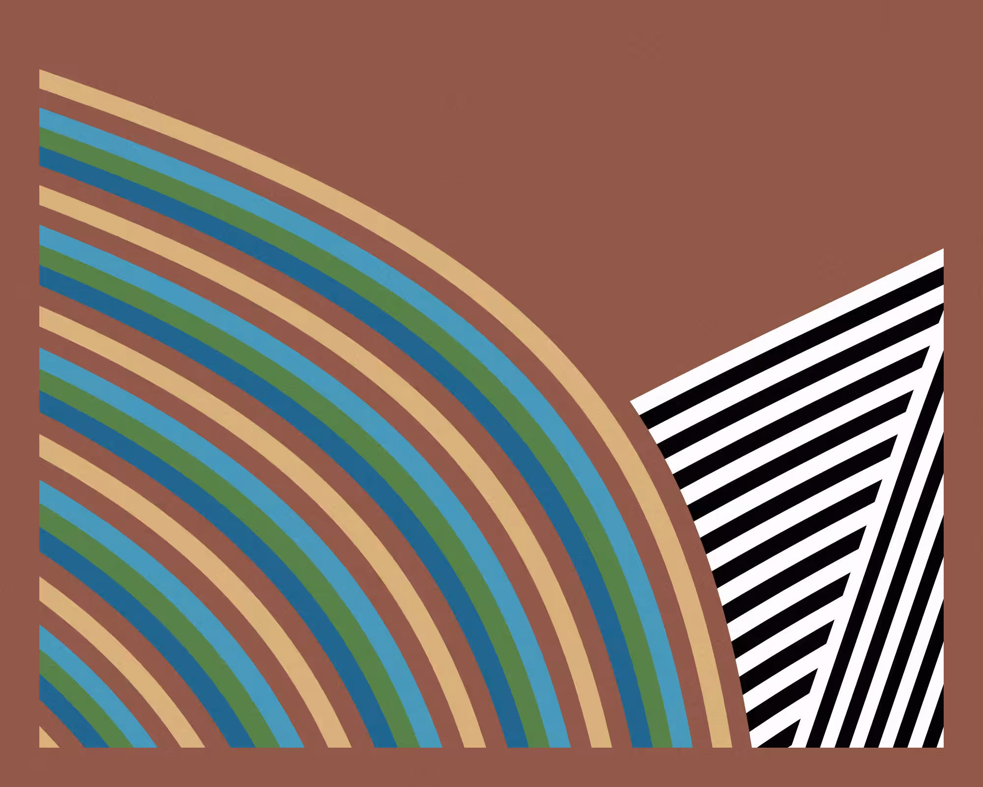 Alternating bands of color #51