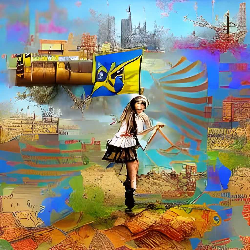 Ukrainian schoolgirl punk facing war