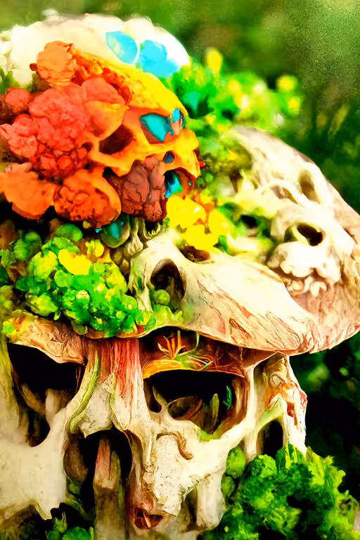 Skull in the Forest