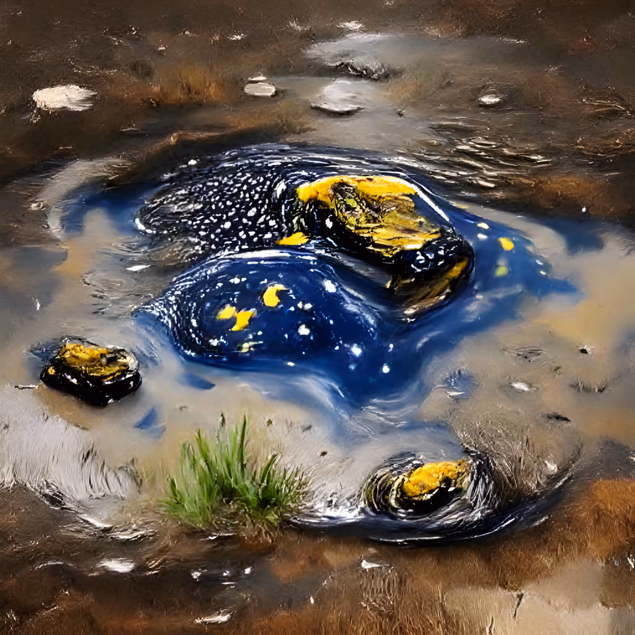 Pools of Starry Night #03