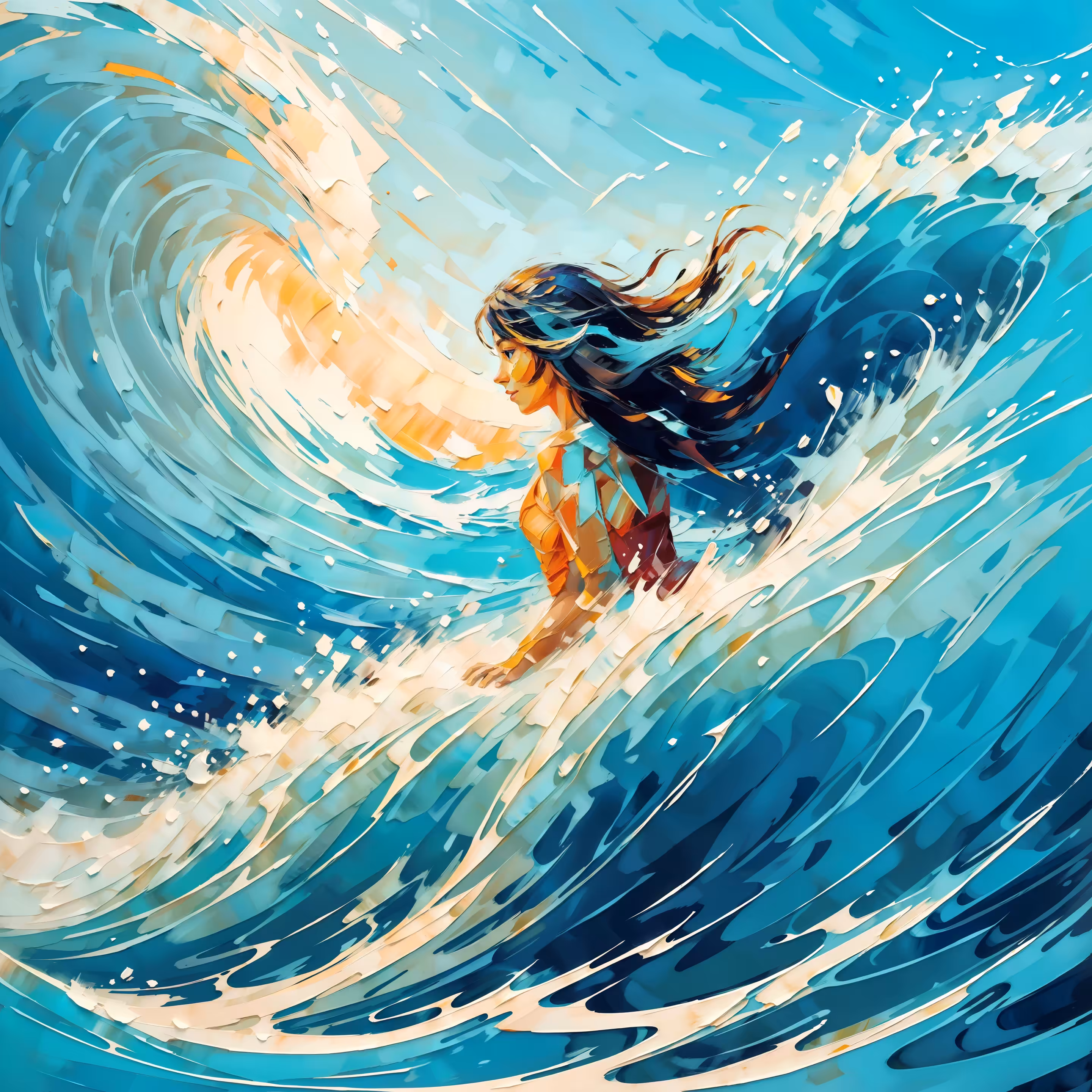 I long for the sea, it stirs without me