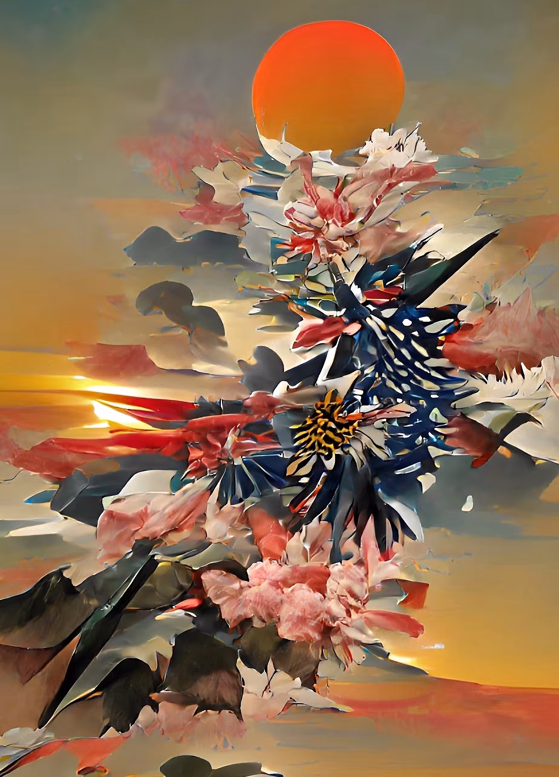 AI Series - Kyoto Sunset