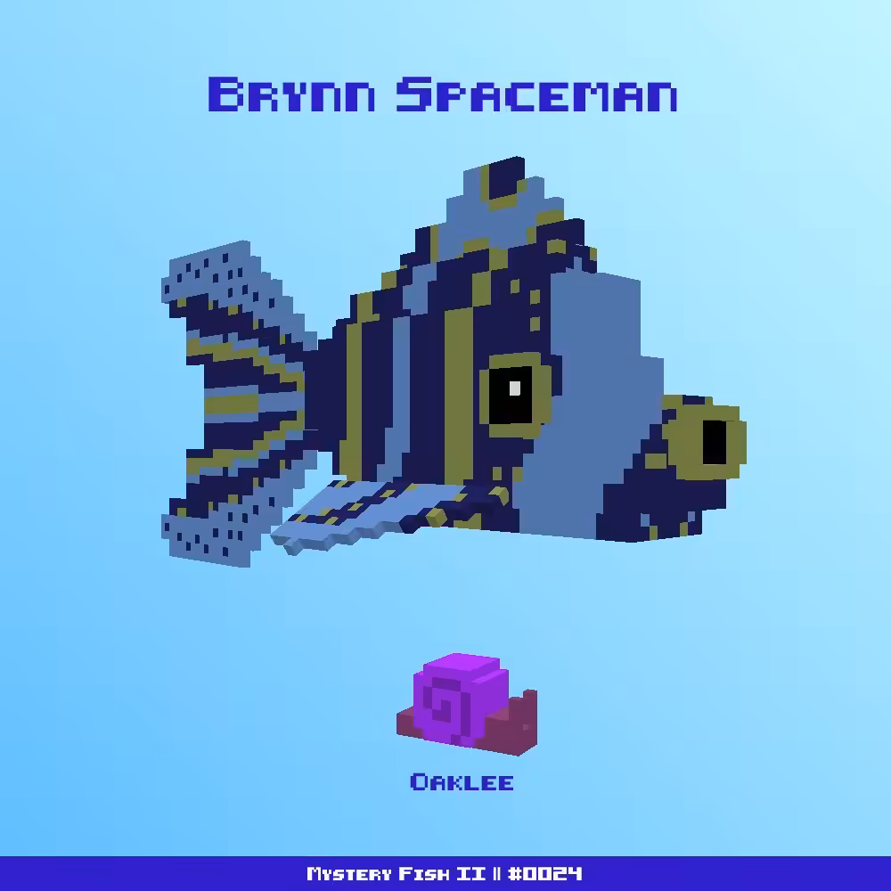 Brynn Spaceman :: Mystery Fish 0024/1000