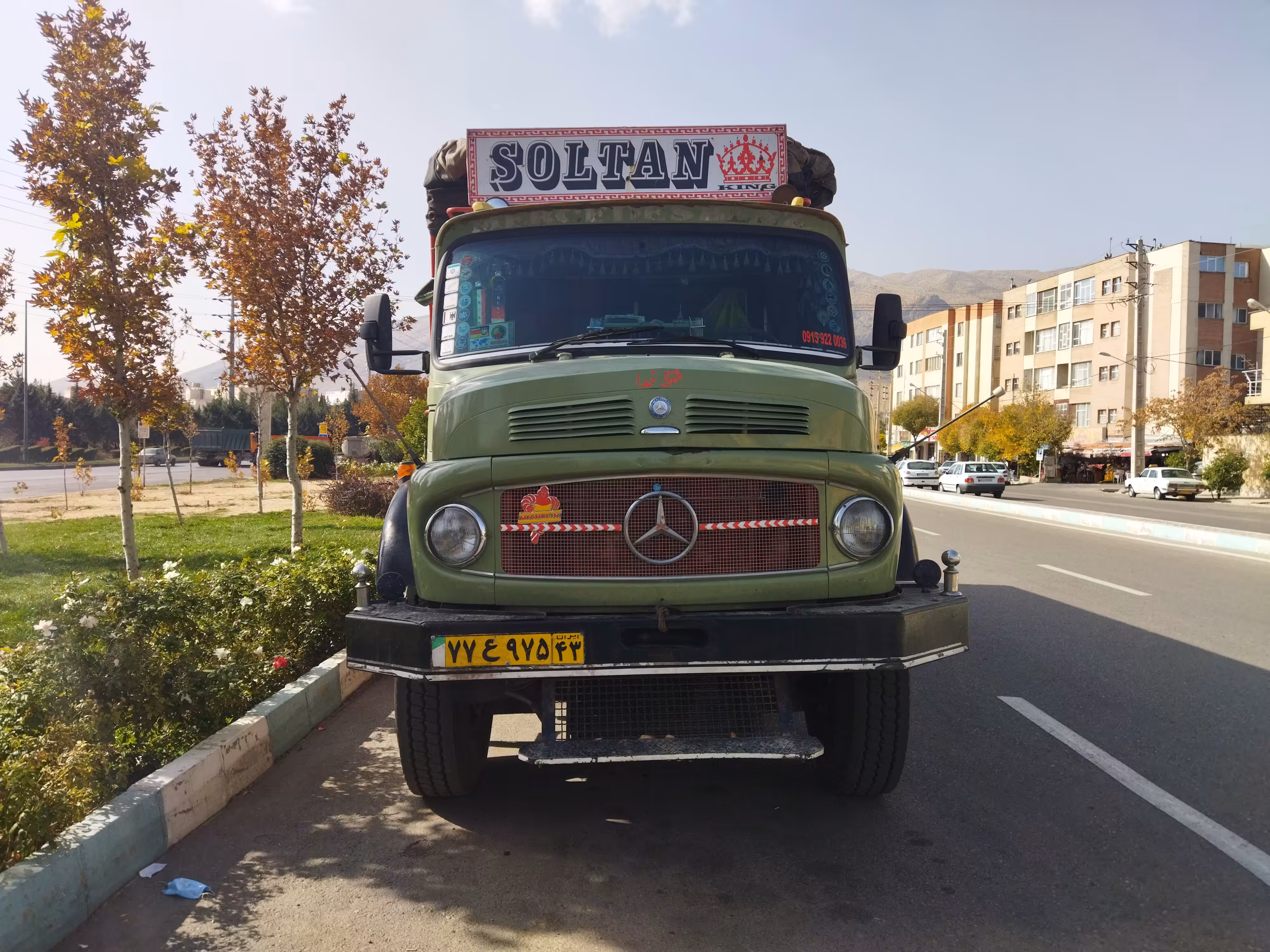 Old Mercedes Benz truck model 911 