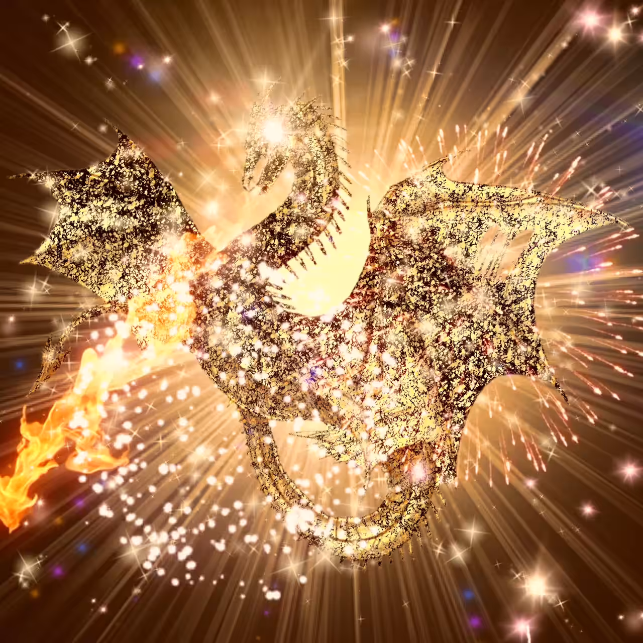 Dancing Golden Duragon