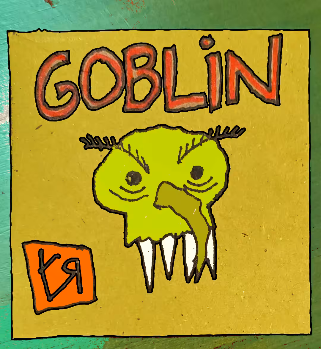 Post-Apocalypse ARTZ: "Goblin" by Richard F. Yates (Holy Fool)
