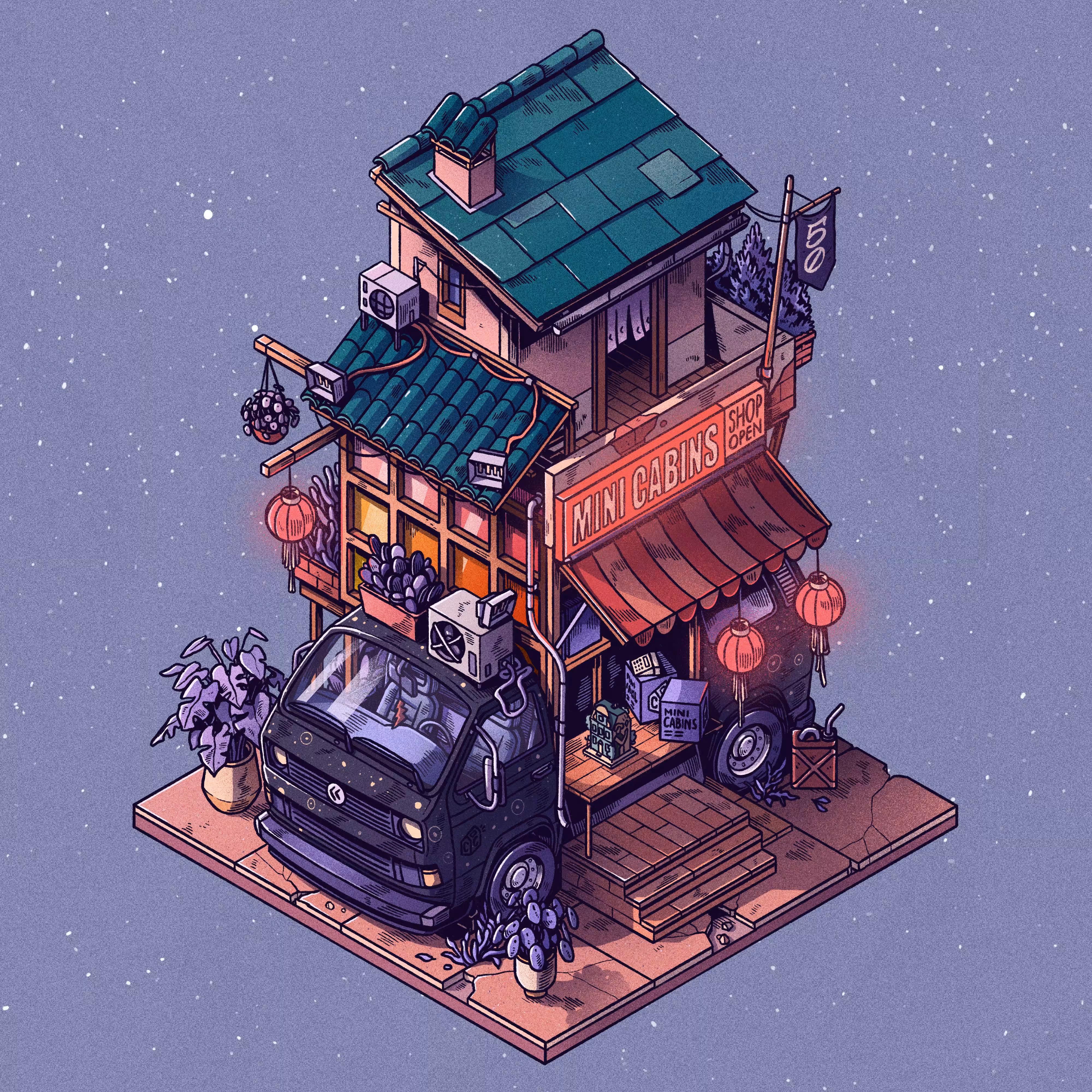 Curious Cabins #50: Caravan #662