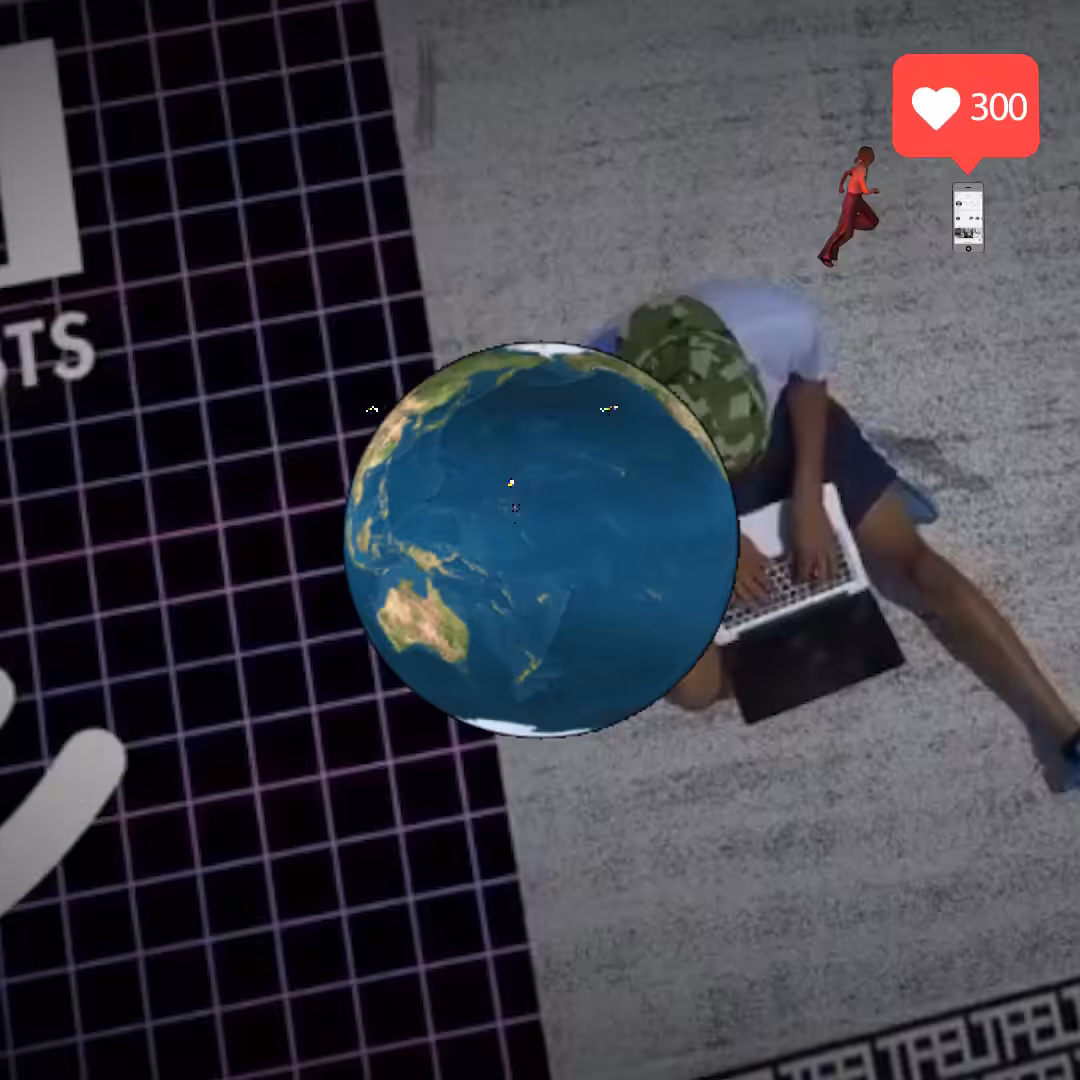 Canvas #148: mass surveillance. — error. — global lockdown. — running for clout. — dreamscape
