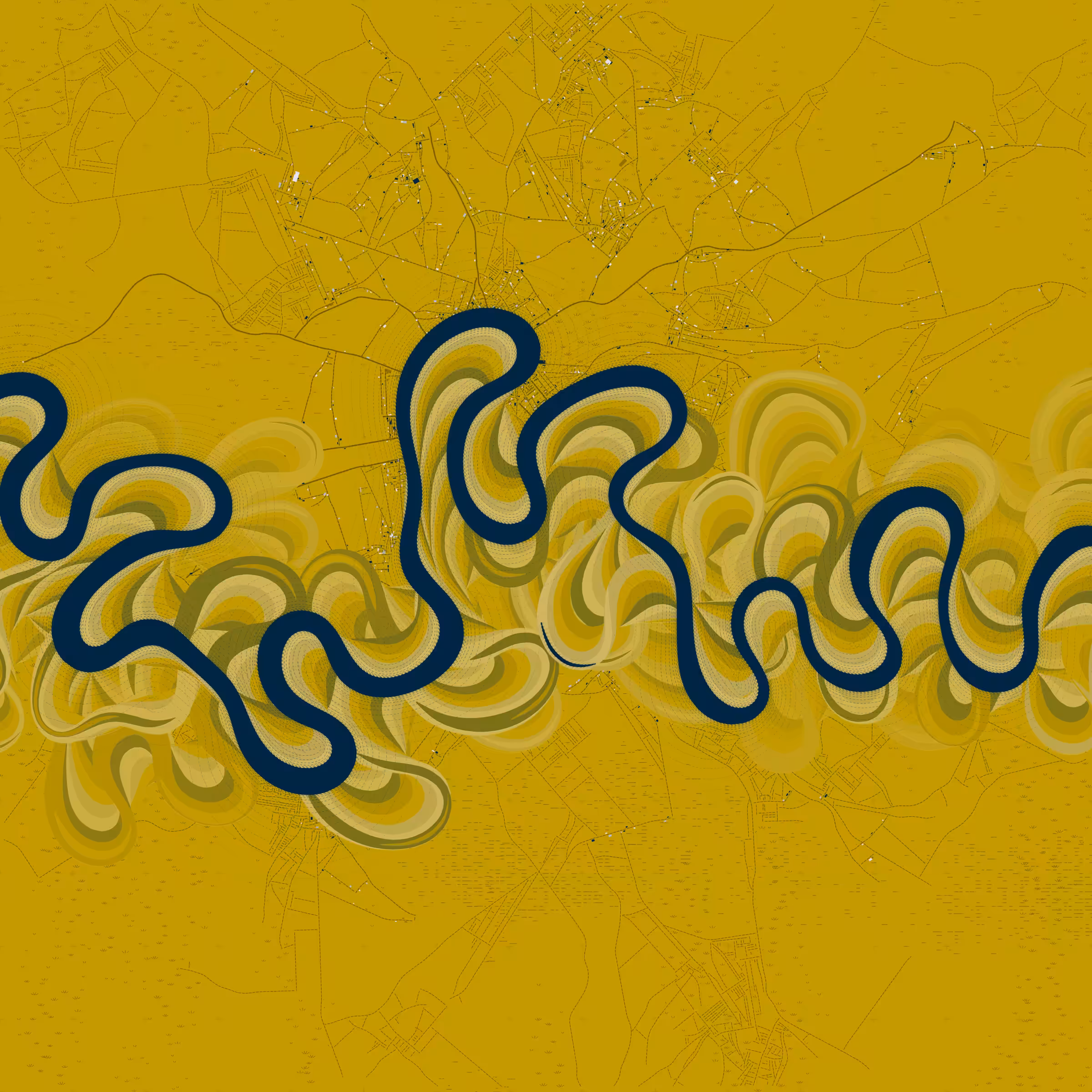Ancient Courses of Fictional Rivers #423