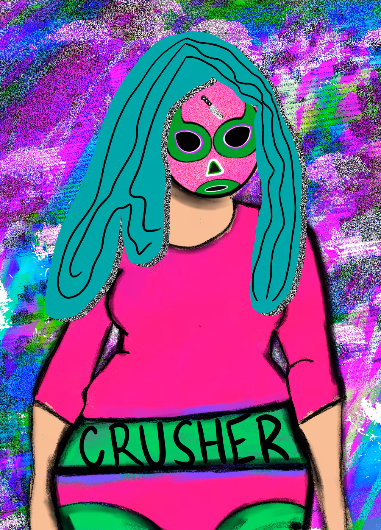 NFT luchadora #14