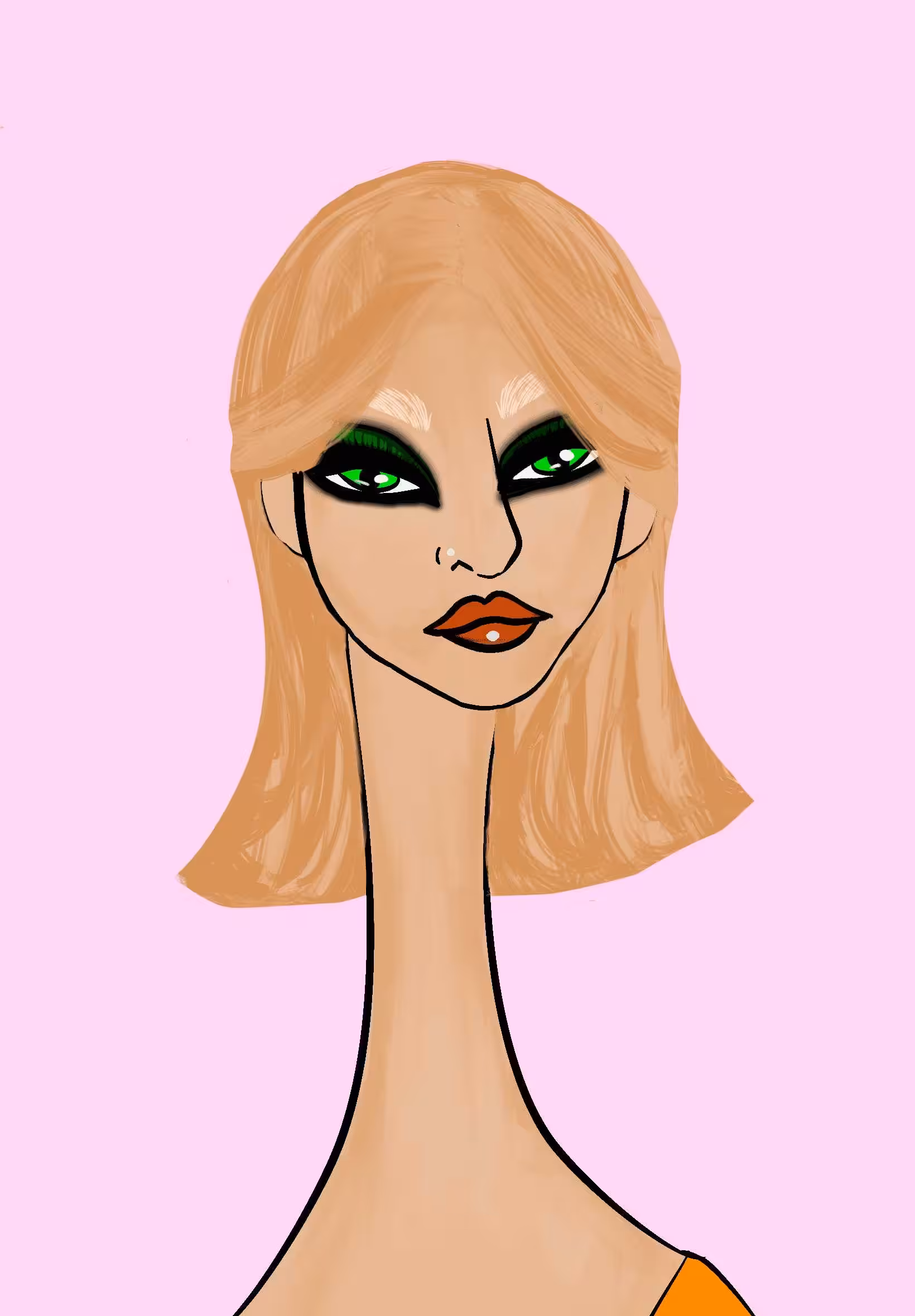 Long Neckie Ladies: Long Neckie Lady #2267