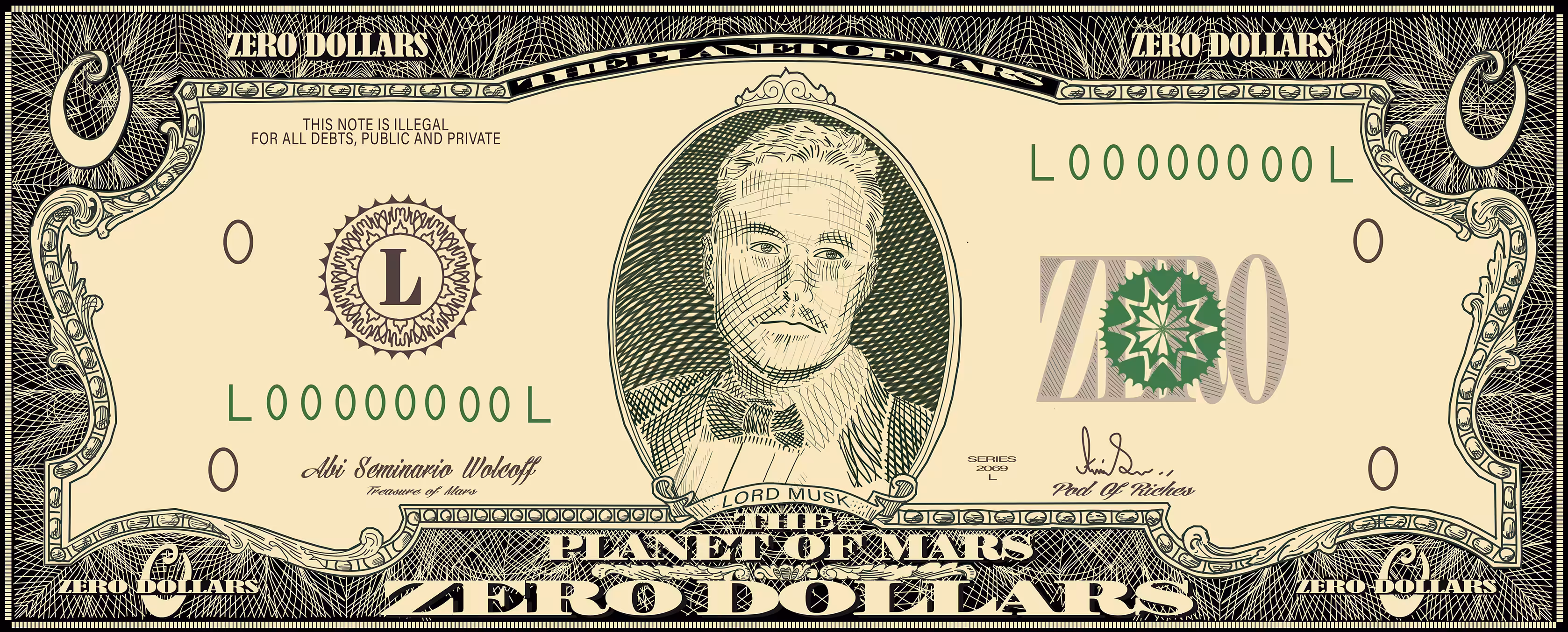 Zero Dollar Bill Ft. Elon
