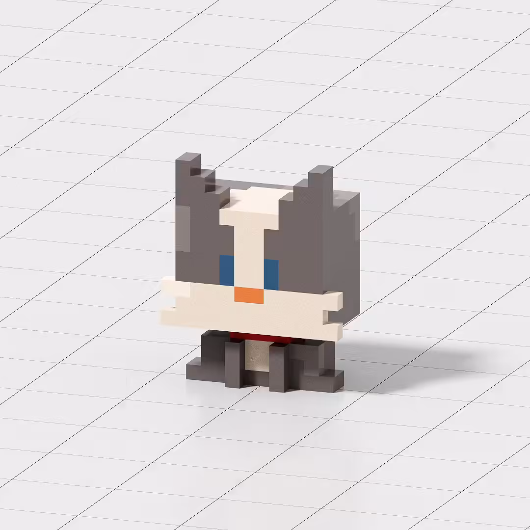 Crypto Voxel Cats #011